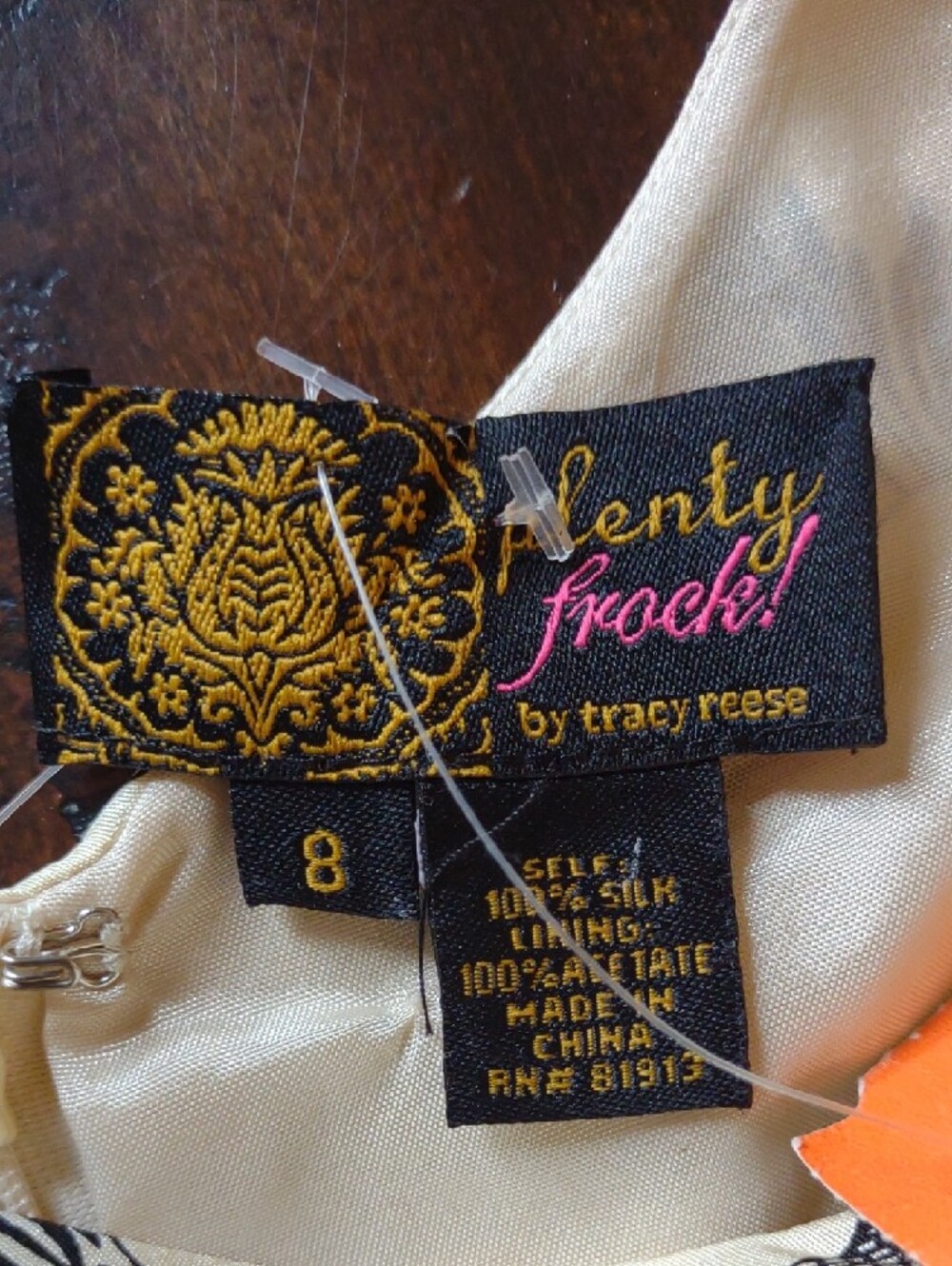 Plenty by Tracy Reese Cream & Gray Floral Tie-Waist Mini Dress - Picture 2 of 2